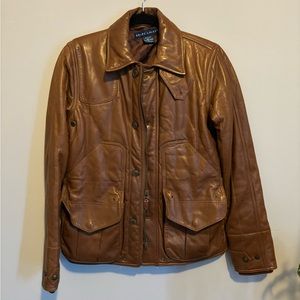 Ralph Lauren Leather Coat (Runway)